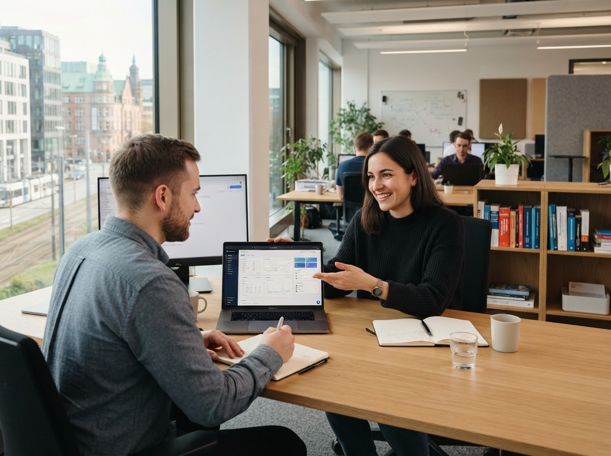 Prulkovizan Team bei der Analyse von Finanzdaten und Marktmodellen